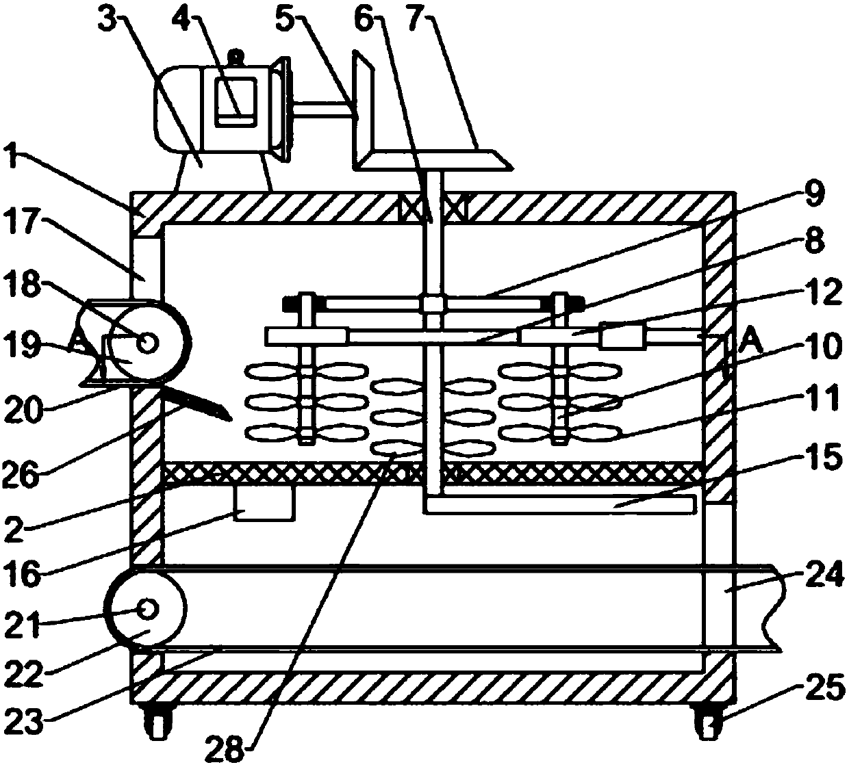 Raw ore smashing equipment used for coal mining