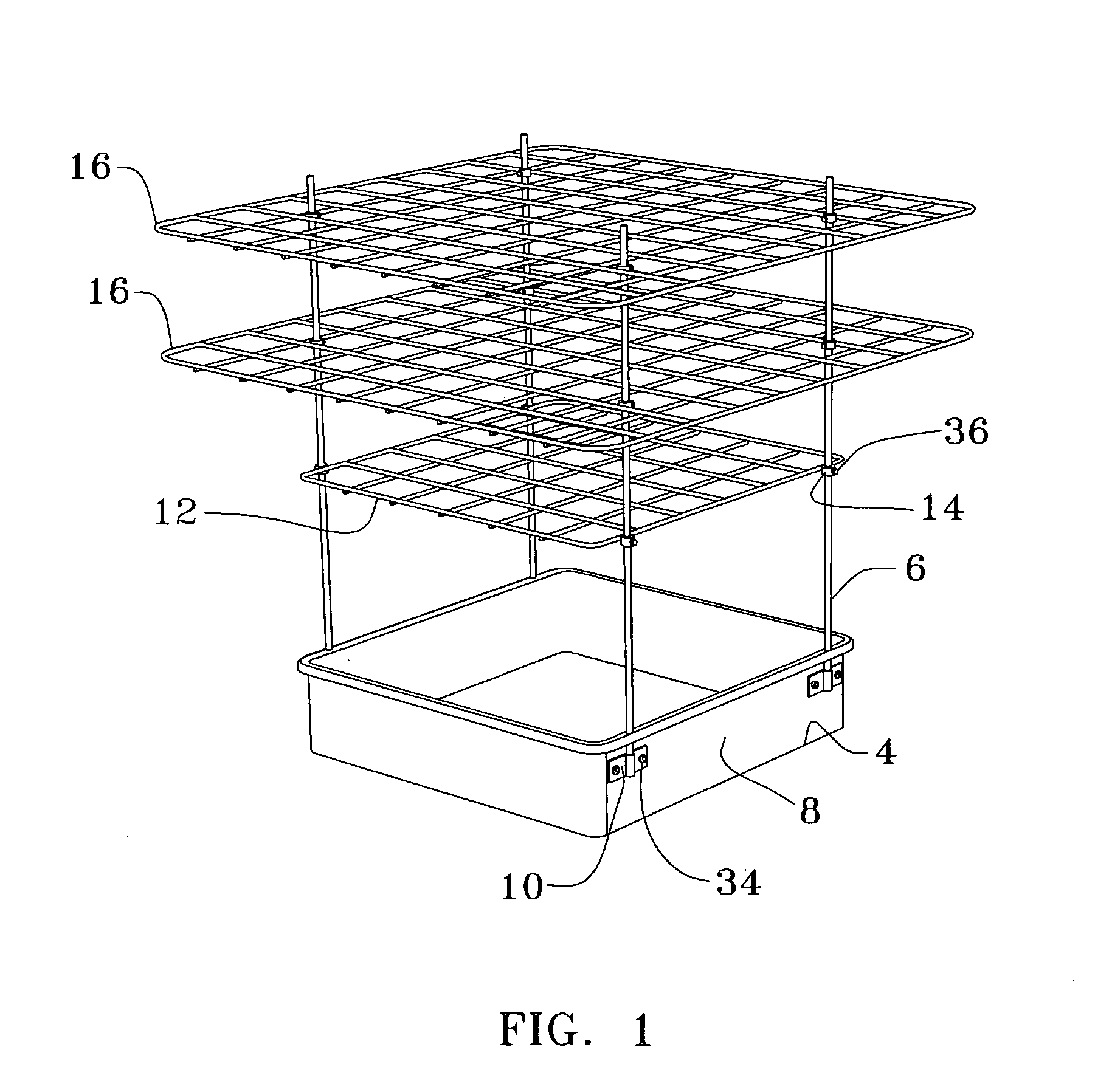 Indoor plant harvesting system