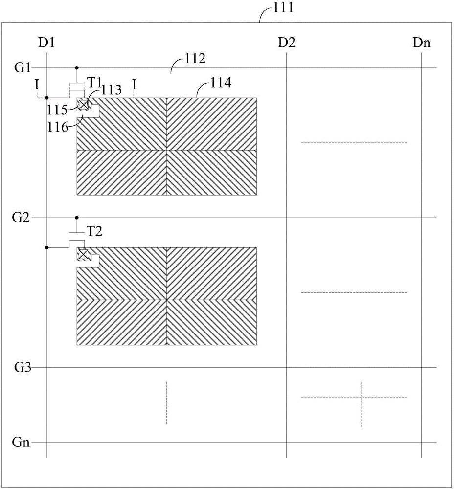 Display panel and array substrate thereof