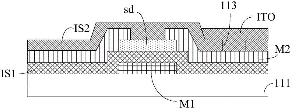 Display panel and array substrate thereof