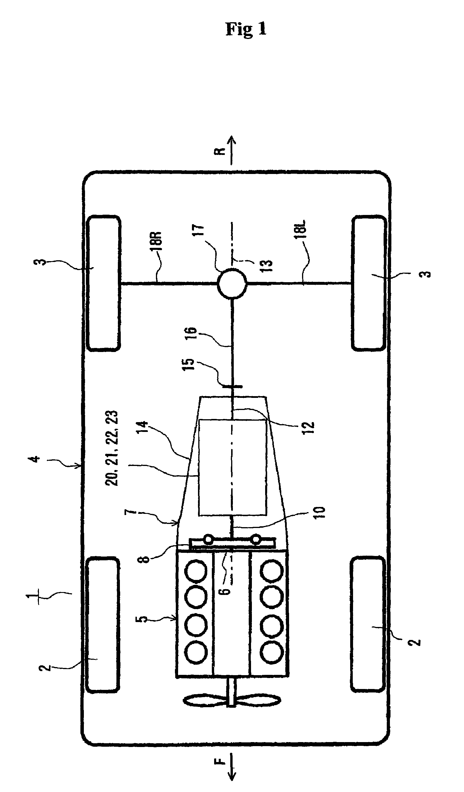 Hybrid driving unit and vehicle carrying the same