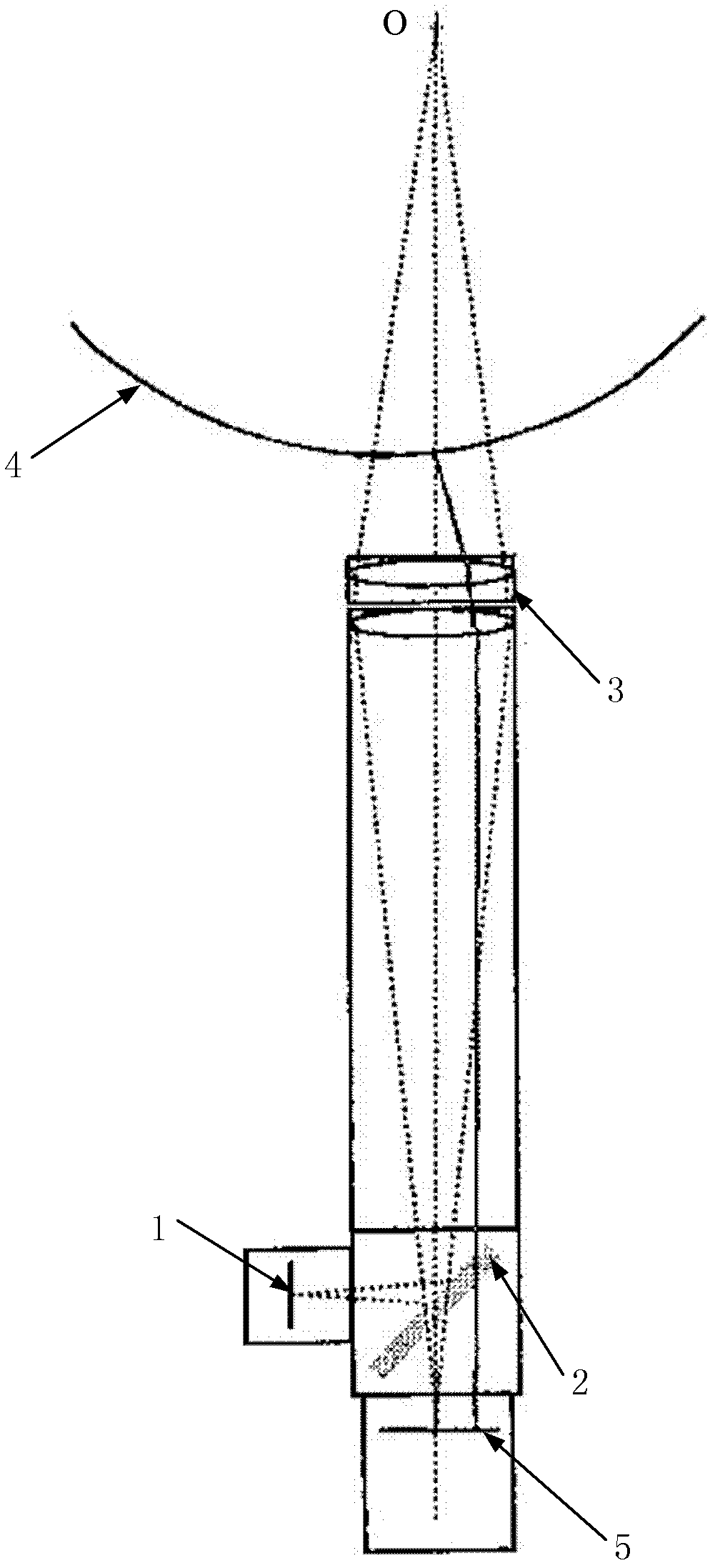 Optical system for measuring and regulating center deviation of optics lens at high precision