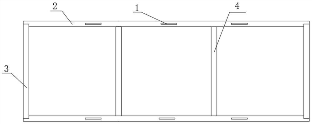 Laminated plate lifting appliance and steel beam