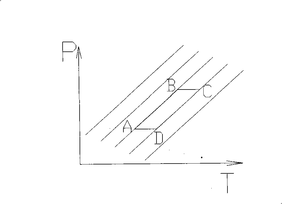 Film distillation backheating absorption type refrigerator