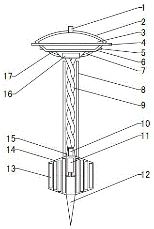 An emergency semi-submersible seawater desalination device