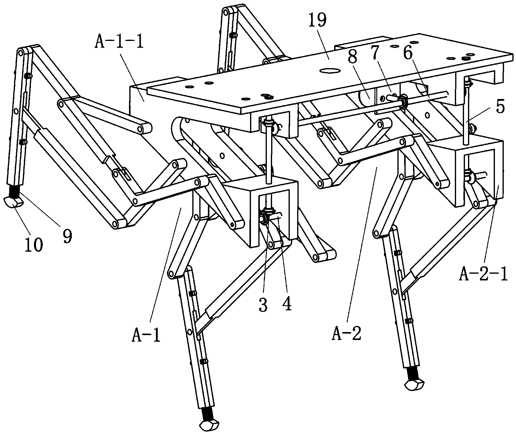 Manpower-operated leg type walking vehicle