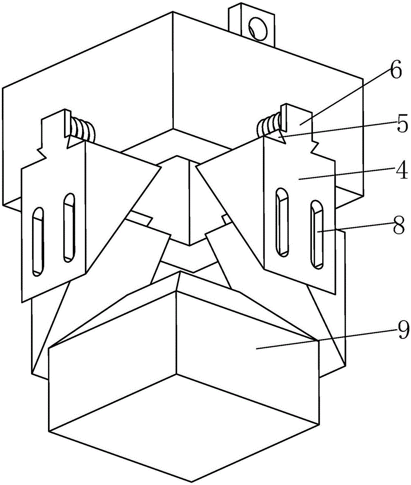 Ventilation pipe support device with adjustable support size