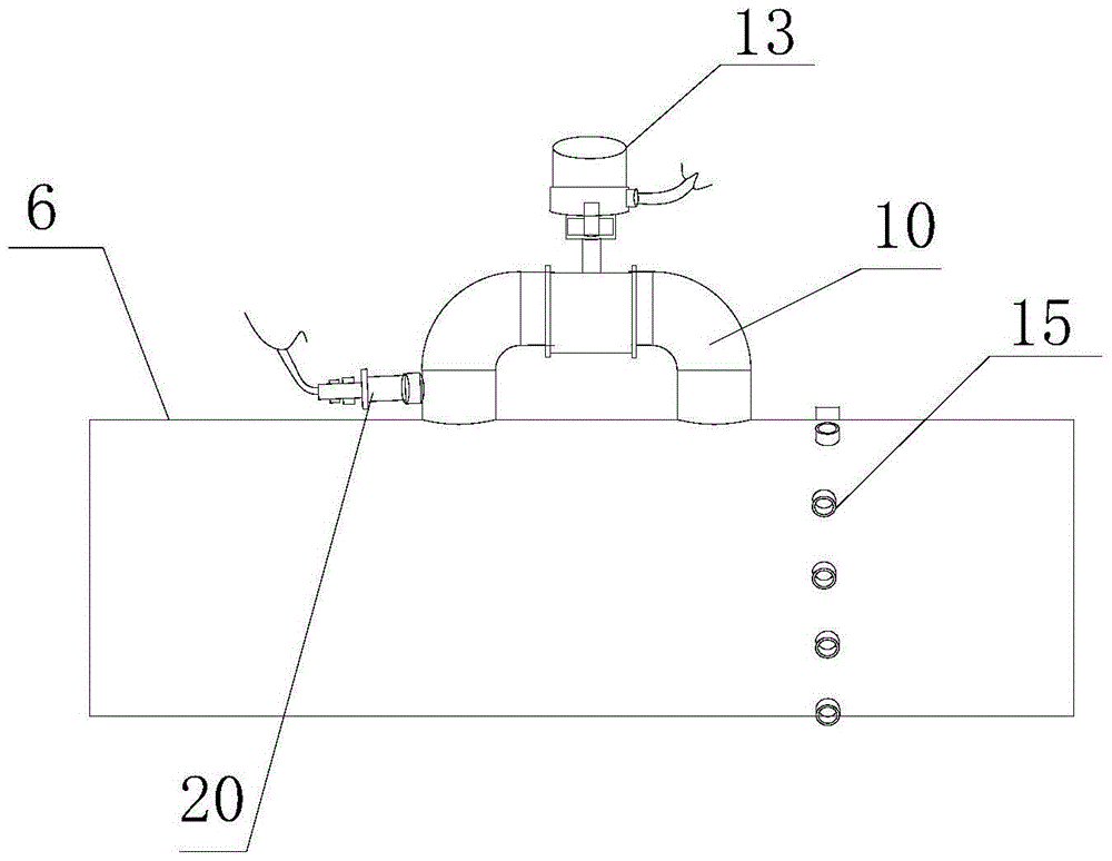 A flushing system and flushing method for flushing dust accumulated in mine roadways