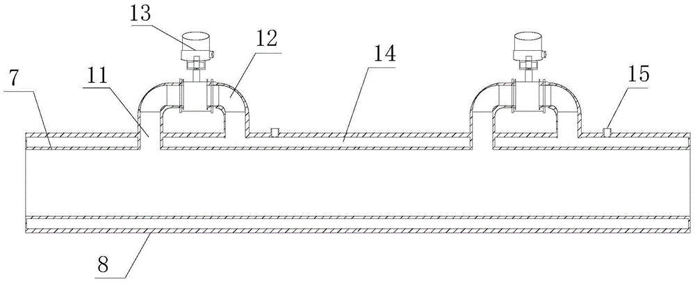 A flushing system and flushing method for flushing dust accumulated in mine roadways