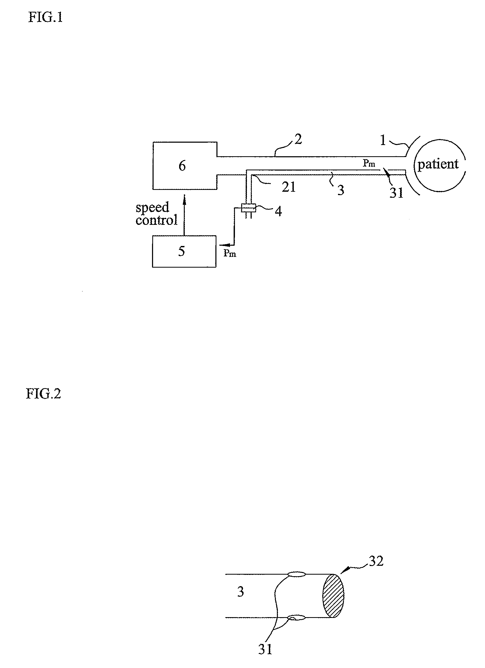 Continuous positive airway pressure device by controlling the pressure in the face mask