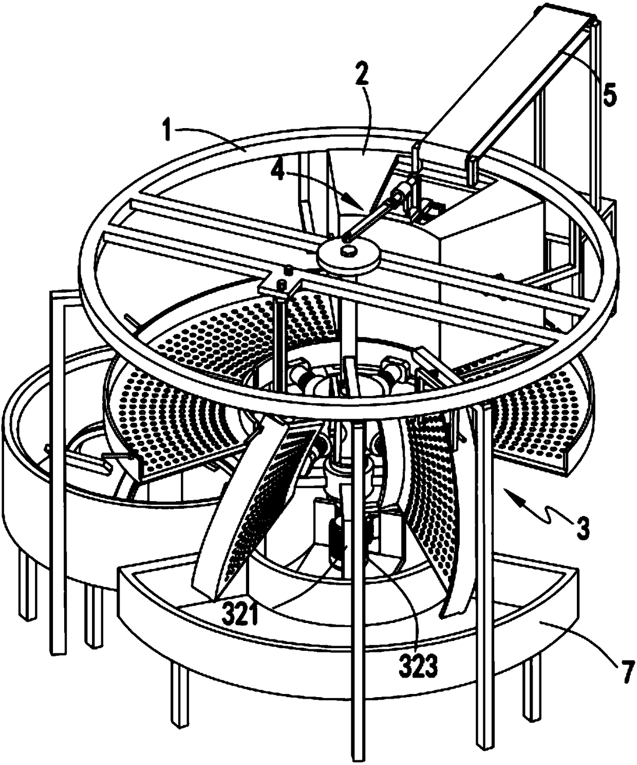 Concrete preparation processing equipment and processing technology thereof