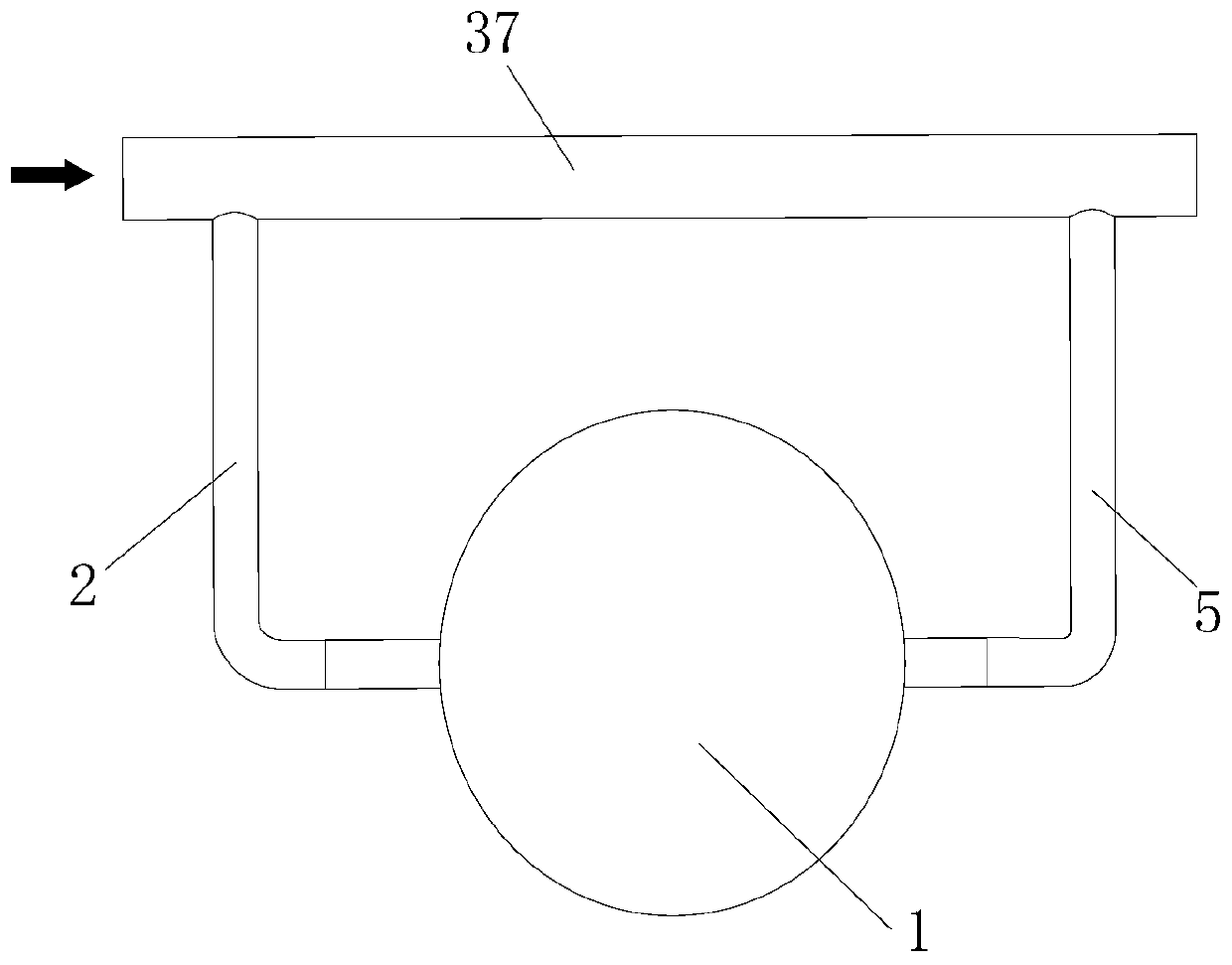 Double-rod hydraulic drive fertilization device