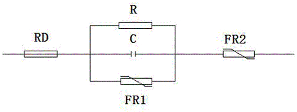 Overvoltage absorbing device