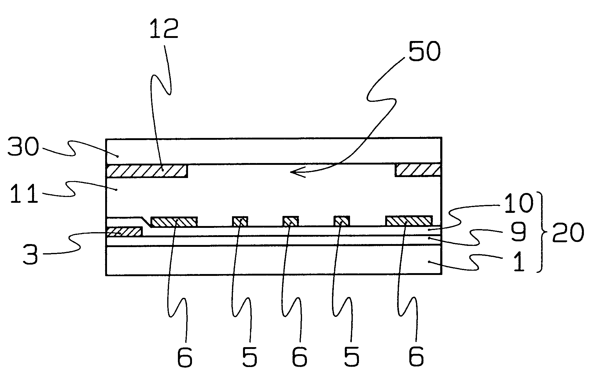 Plane switching liquid crystal displaying apparatus for improved luminance