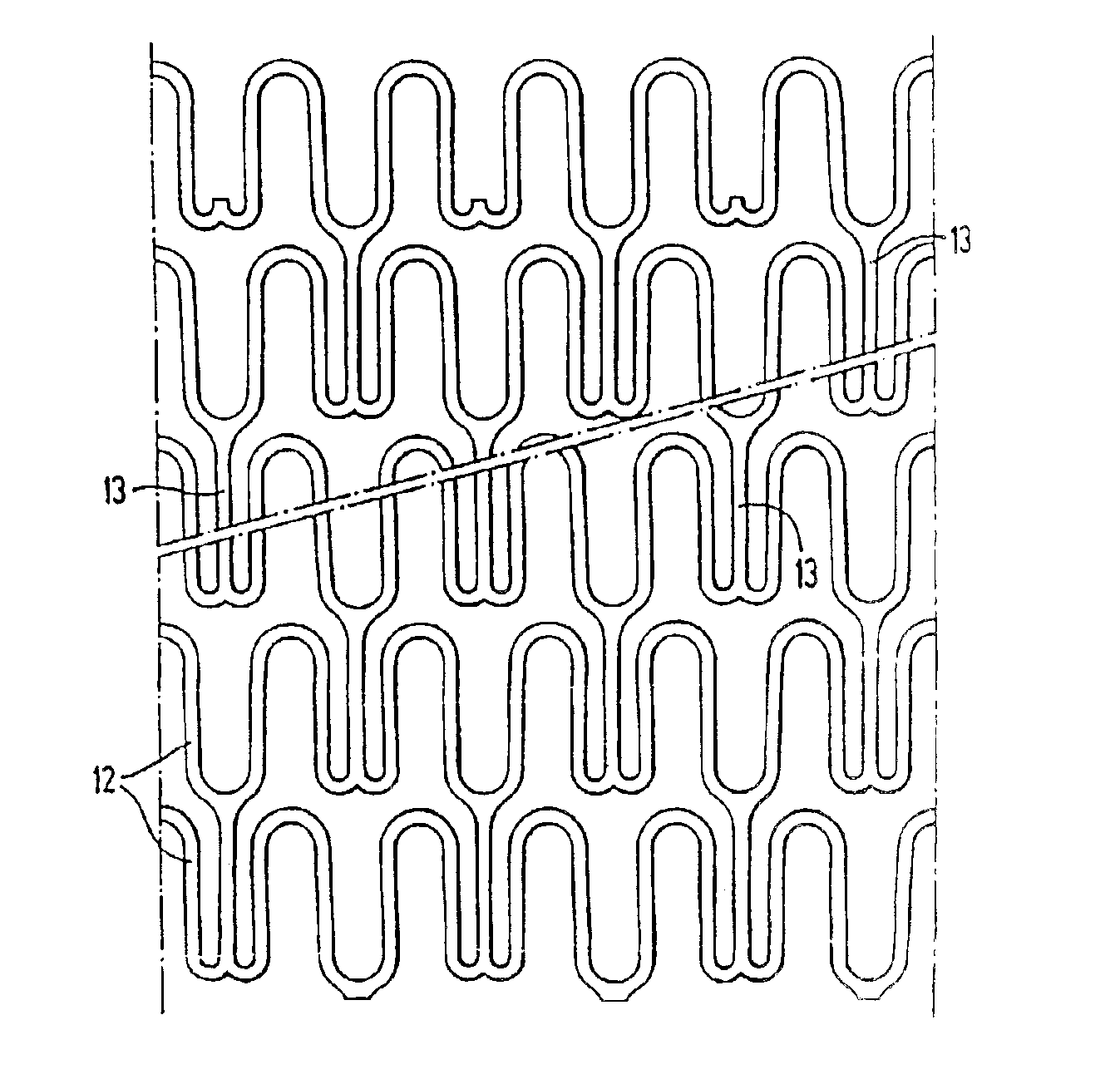 Expandable stents and method for making same