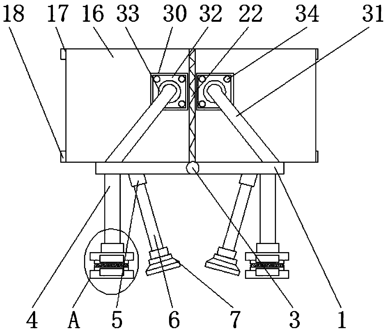 Study room multifunctional bracket with book clamping function