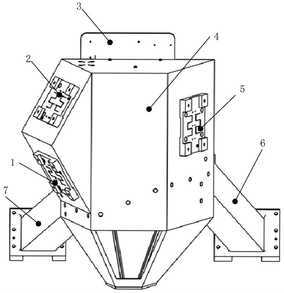 High-accuracy micro deformation star sensor mounting bracket