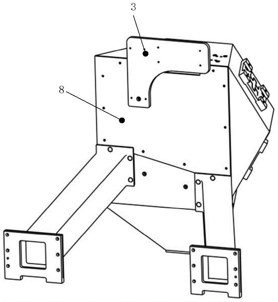 High-accuracy micro deformation star sensor mounting bracket