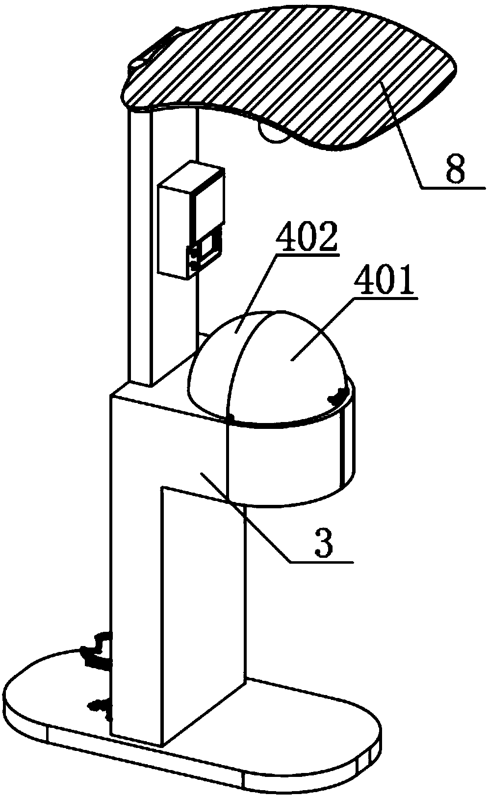 Cleaning-type outdoor public direct drinking water device