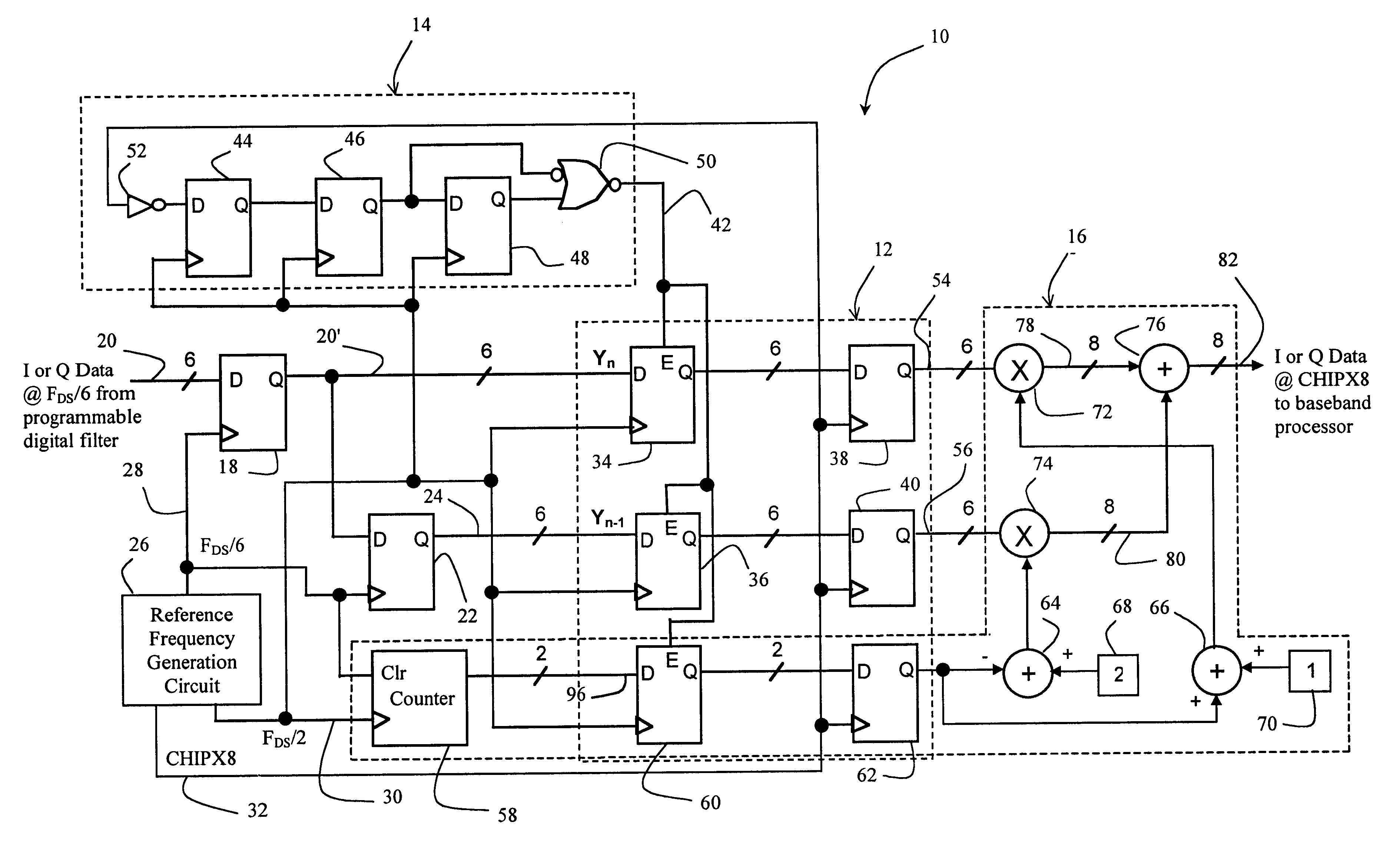 Low-current sample rate converter