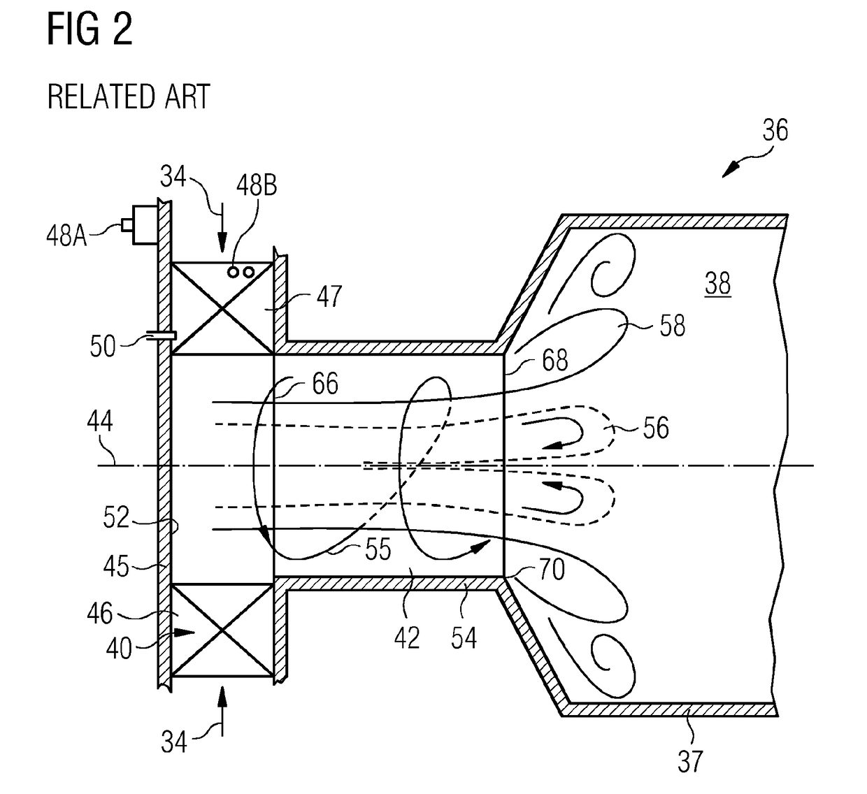 Combustor arrangement