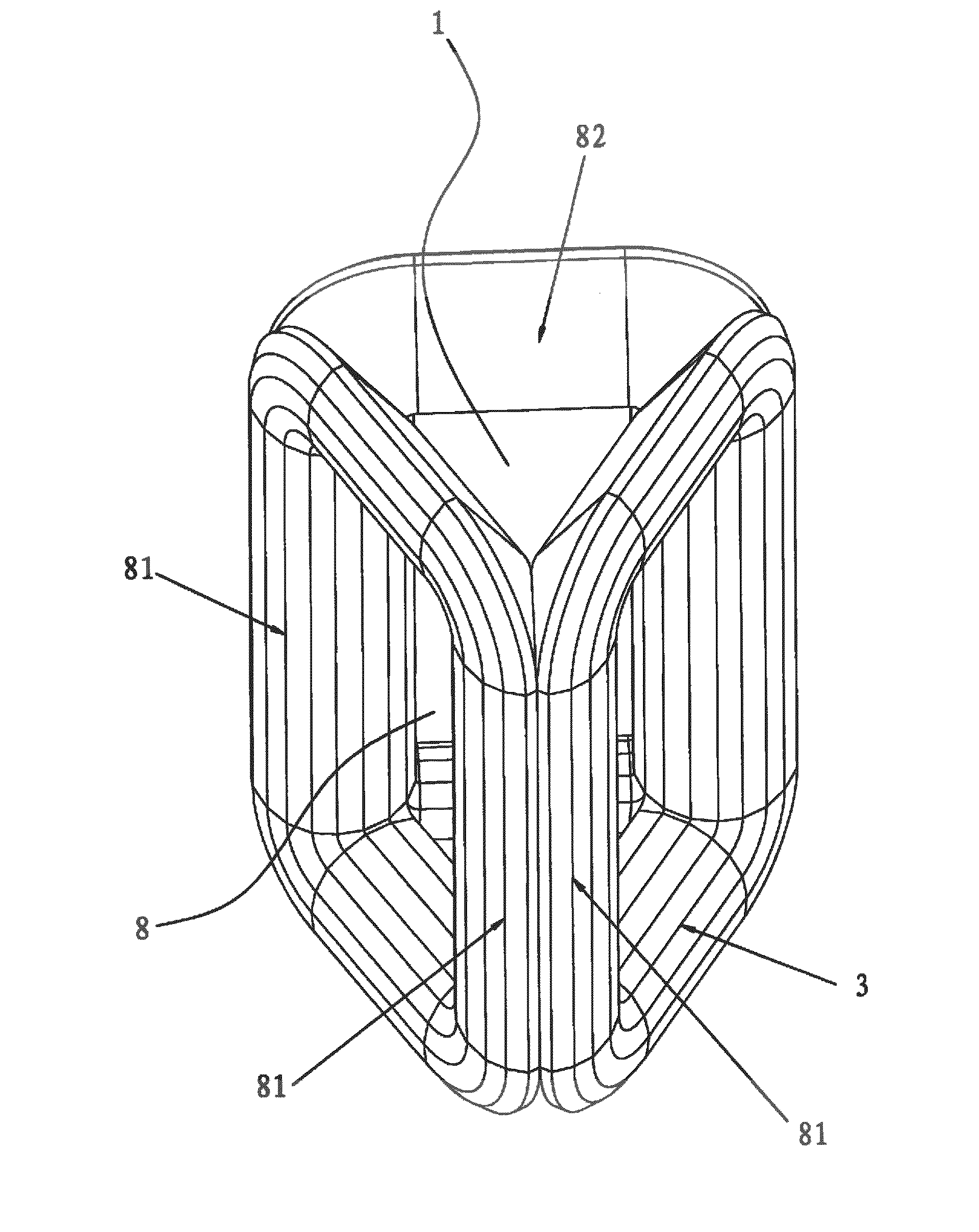 Non-encapsulated-winding stereo wound-core dry-type amorphous alloy transformer