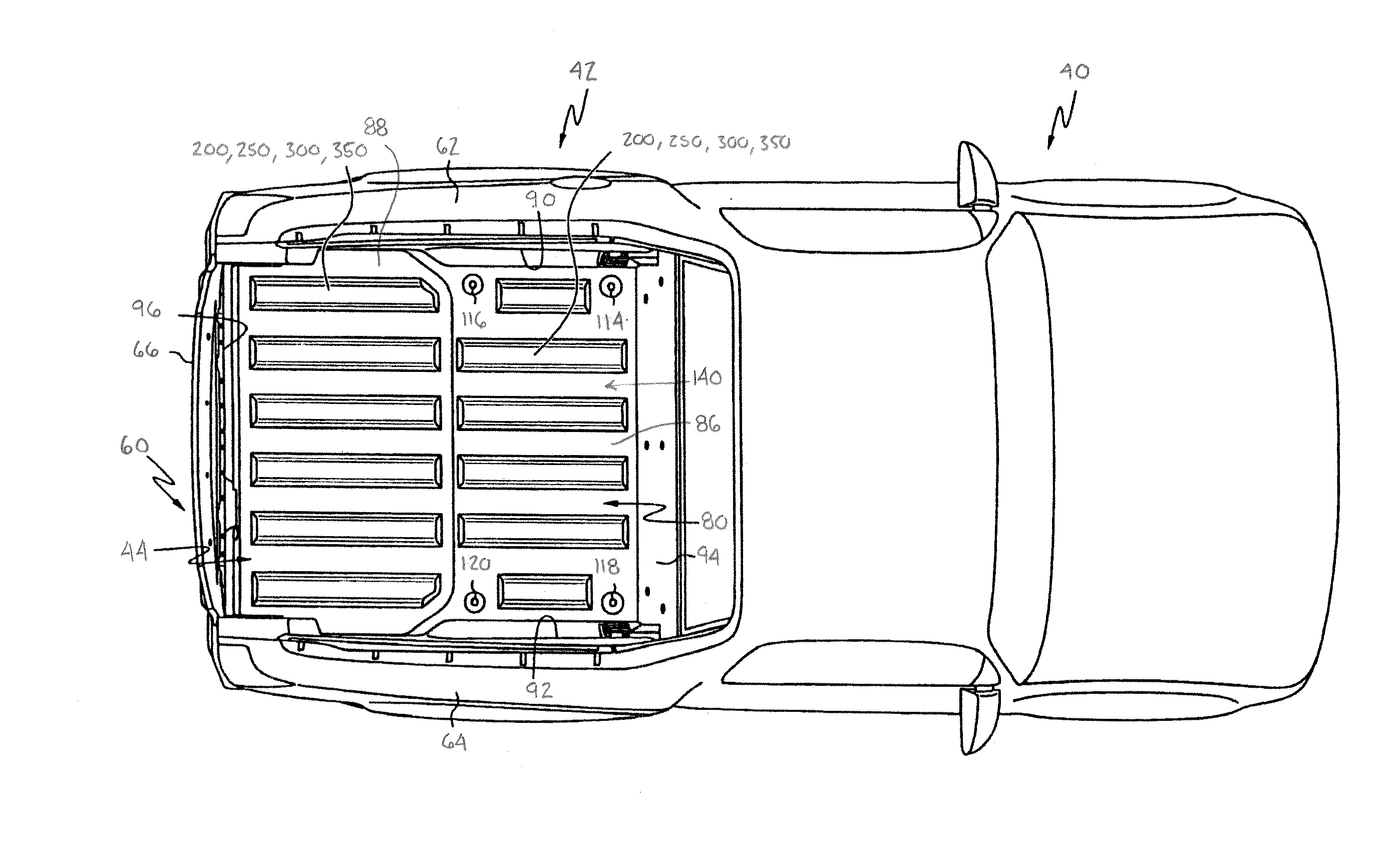 Bed corrugation for vehicle load-carrying bed