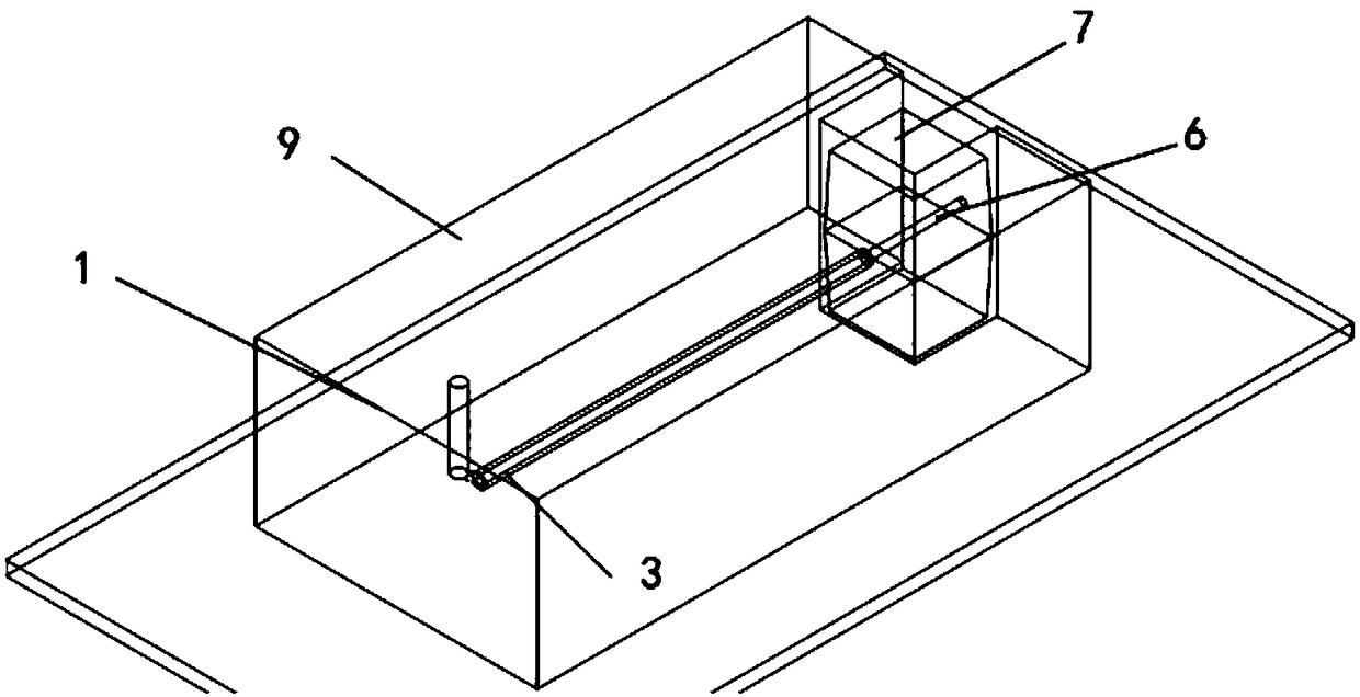 High-sensitivity hydraulic oil liquid detection device and manufacturing method thereof