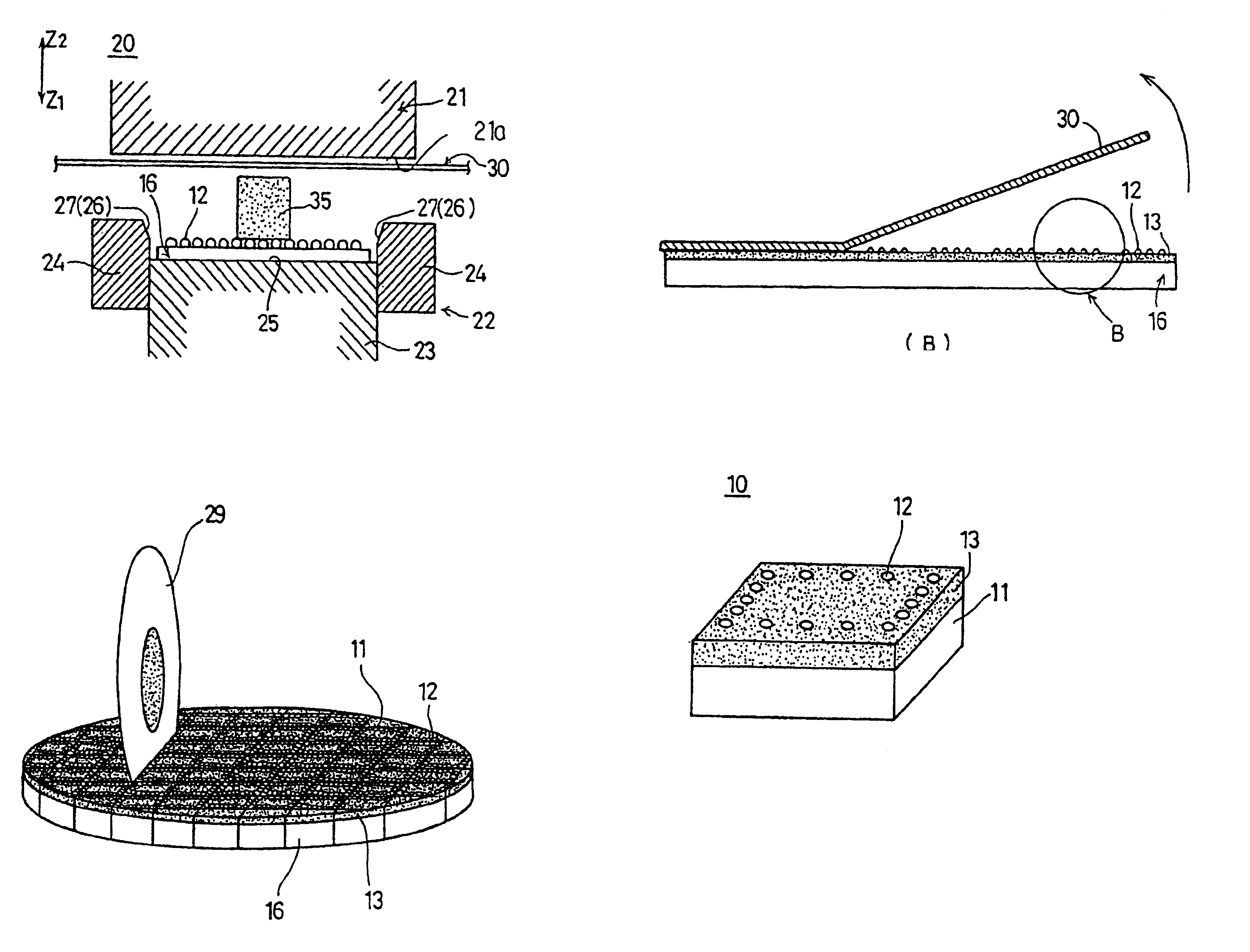 Method and mold for manufacturing semiconductor device, semiconductor device and method for mounting the device