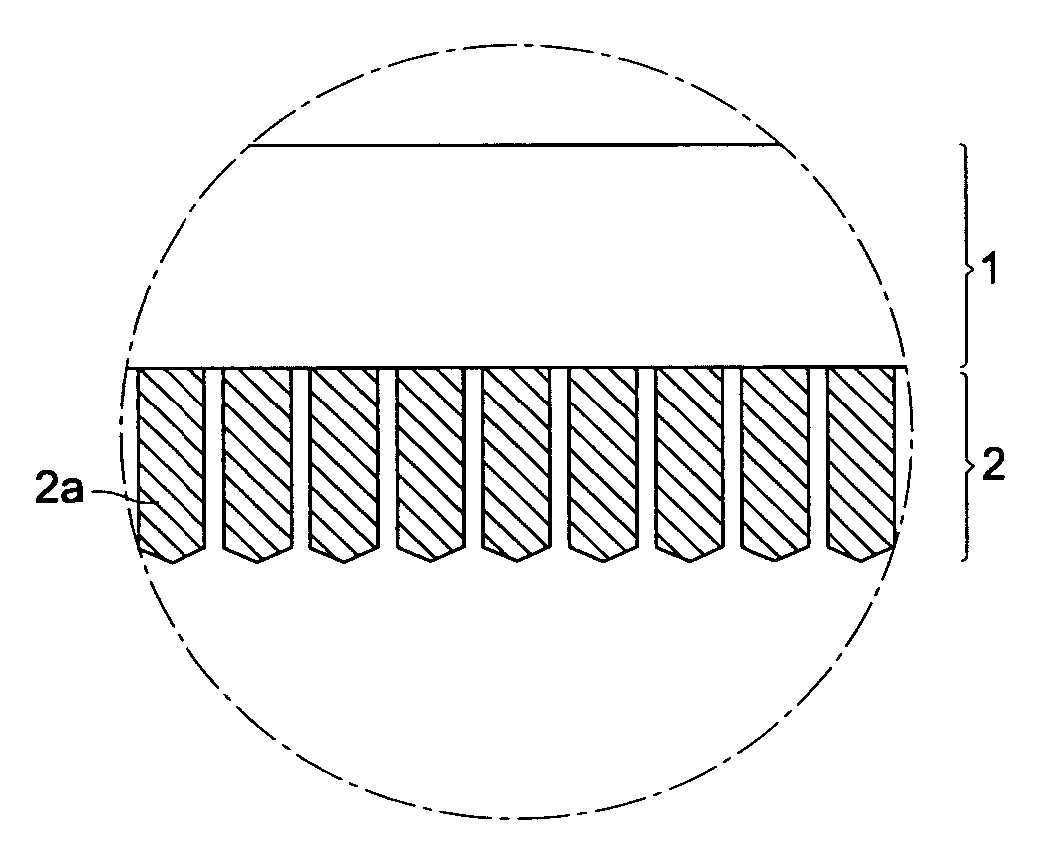 Scintillator plate for radiation and production method of the same