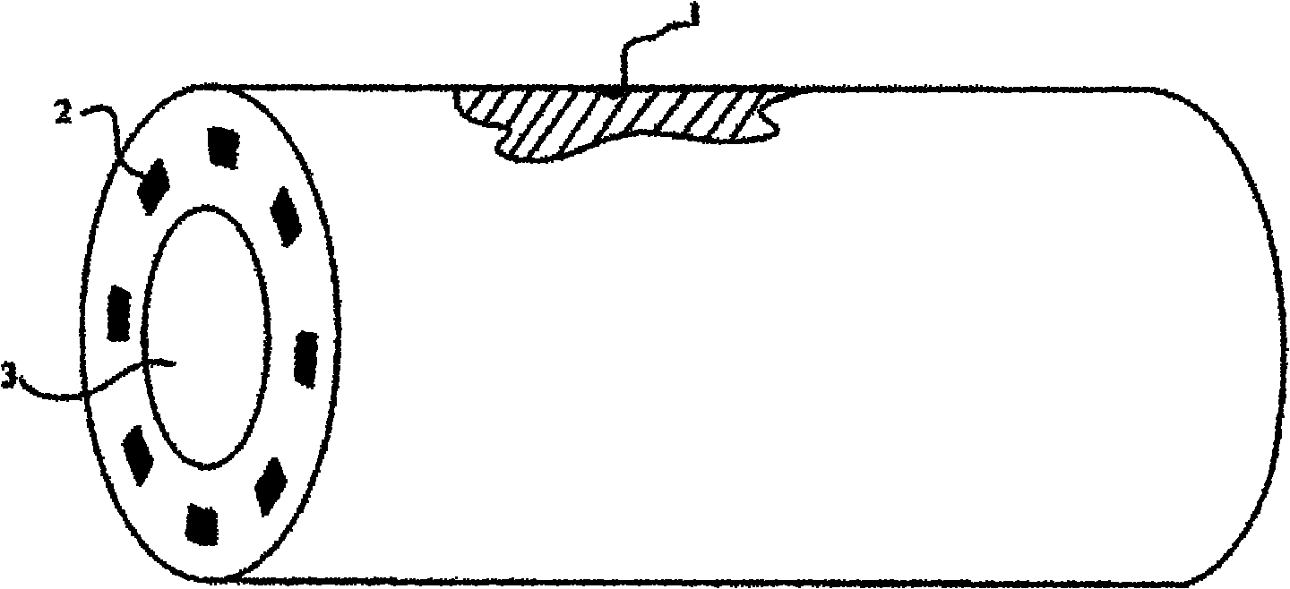 Circular-waveguide slow-wave structure for angularly loading spiral line