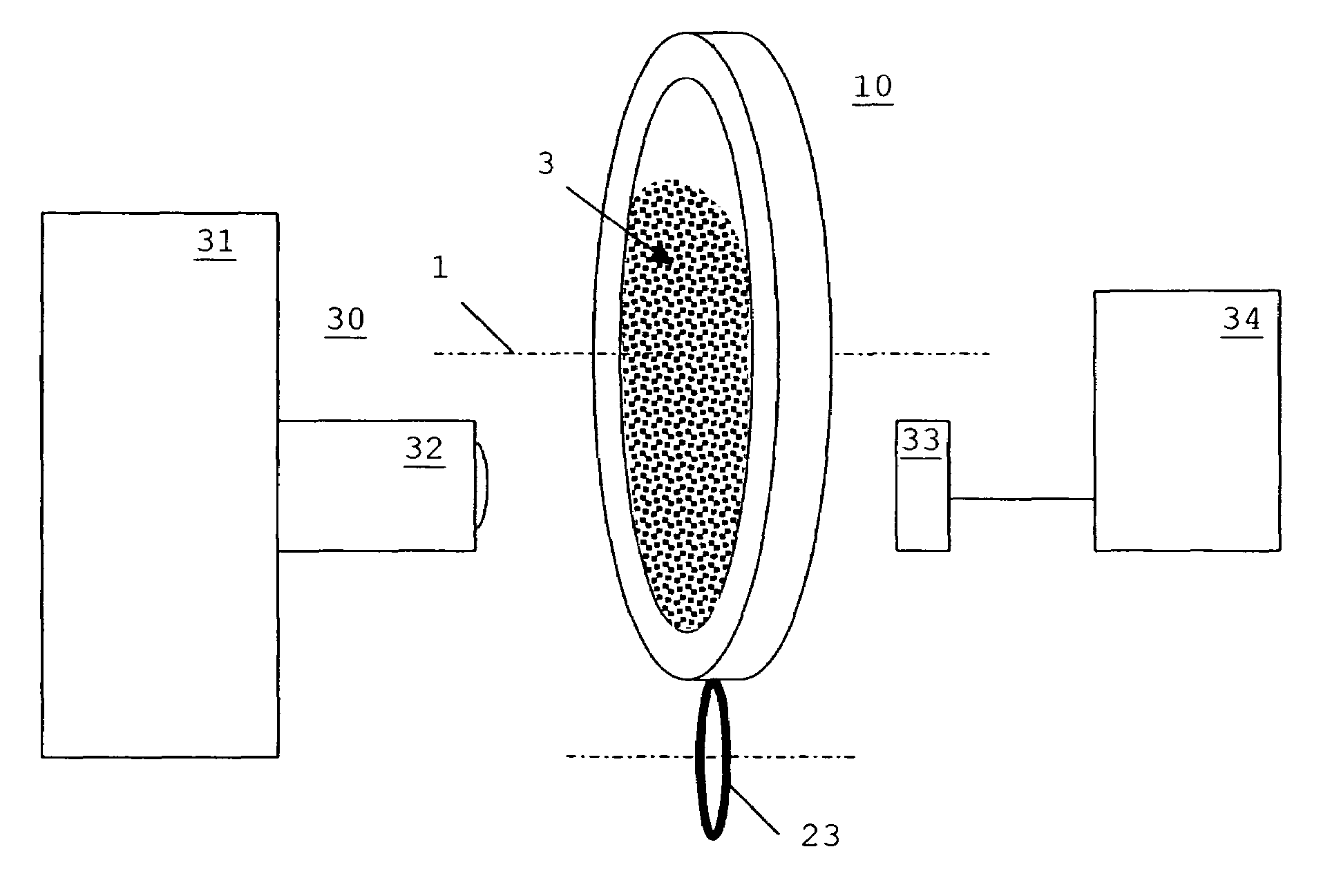 Measuring device, particularly for conducting spectroscopic measurements