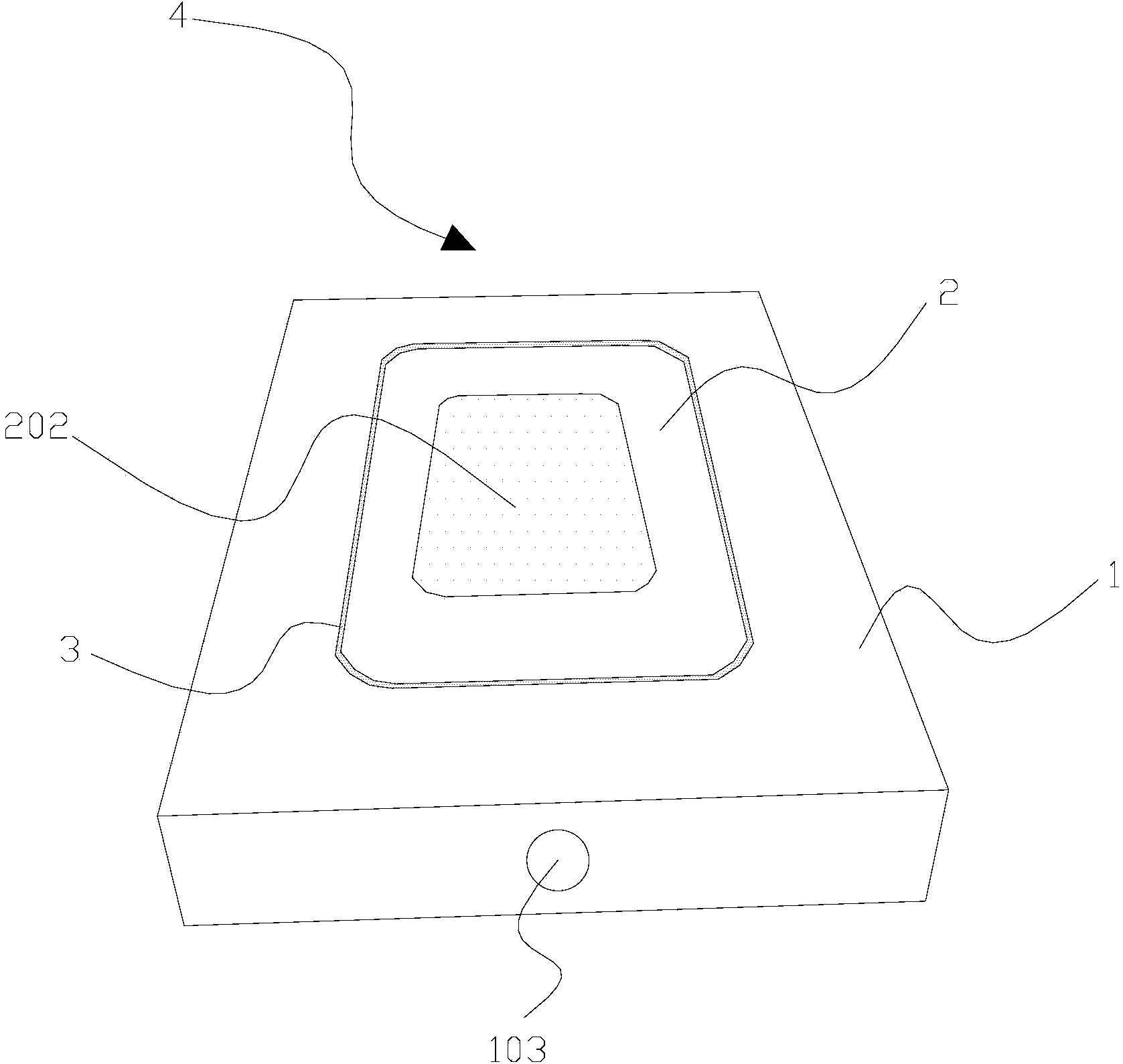 Water-cooled heat dissipation device