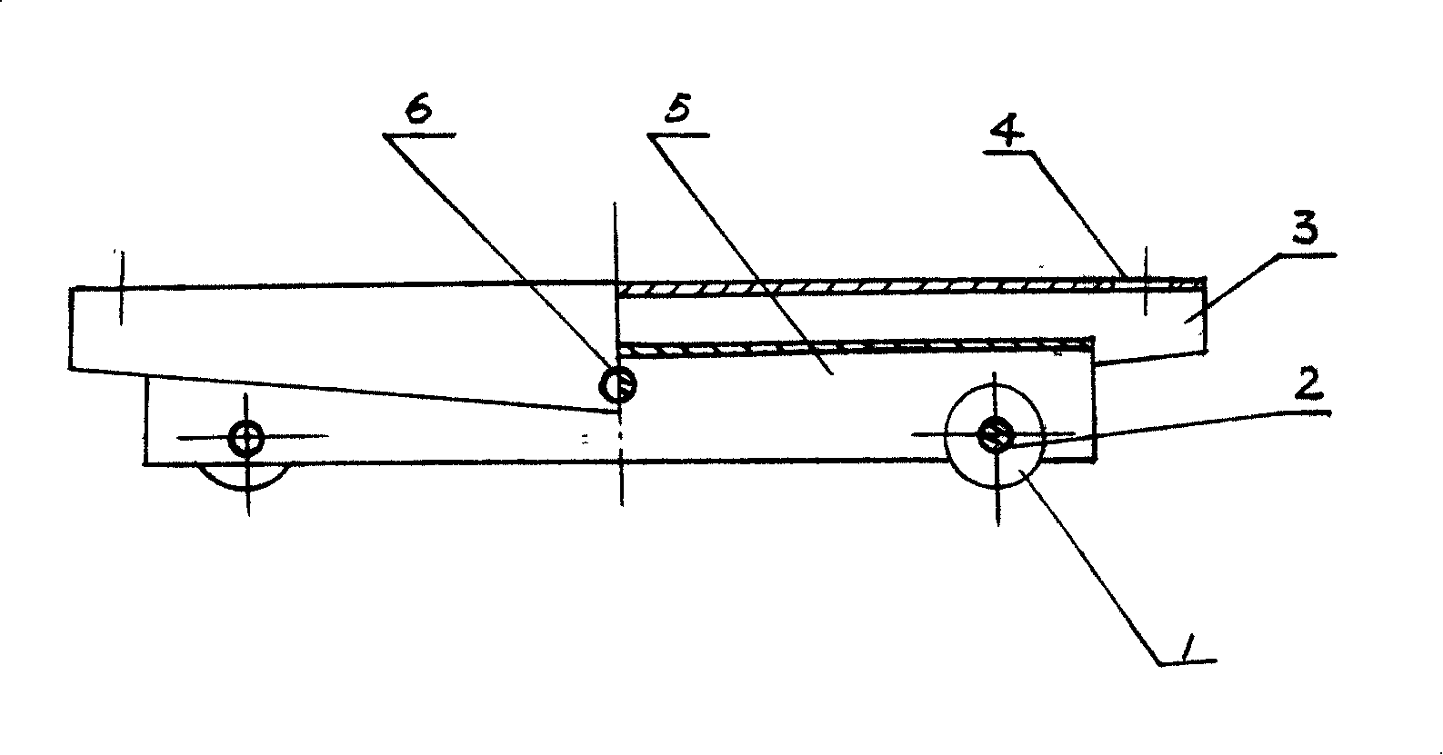 Balance type double pulley