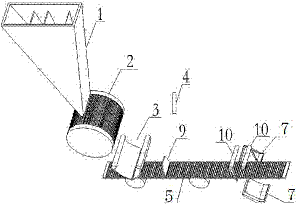 Automatic needle tube sorting machine