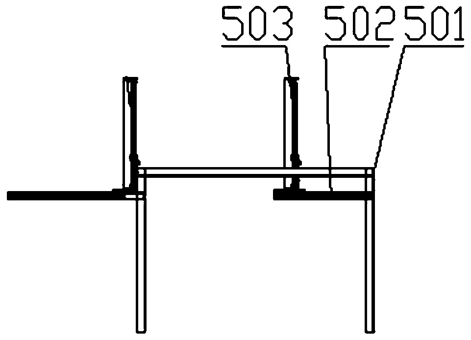 Hot stamping production line of scale-free heating