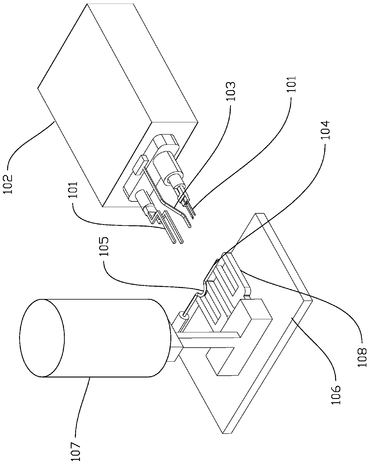 Pants loop feeding mechanism, sewing device and pants loop feeding method