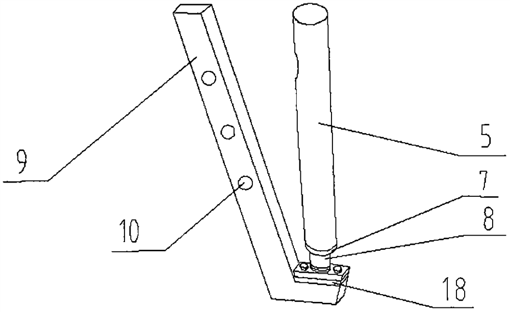 Combined resistance rod of mini-tiller