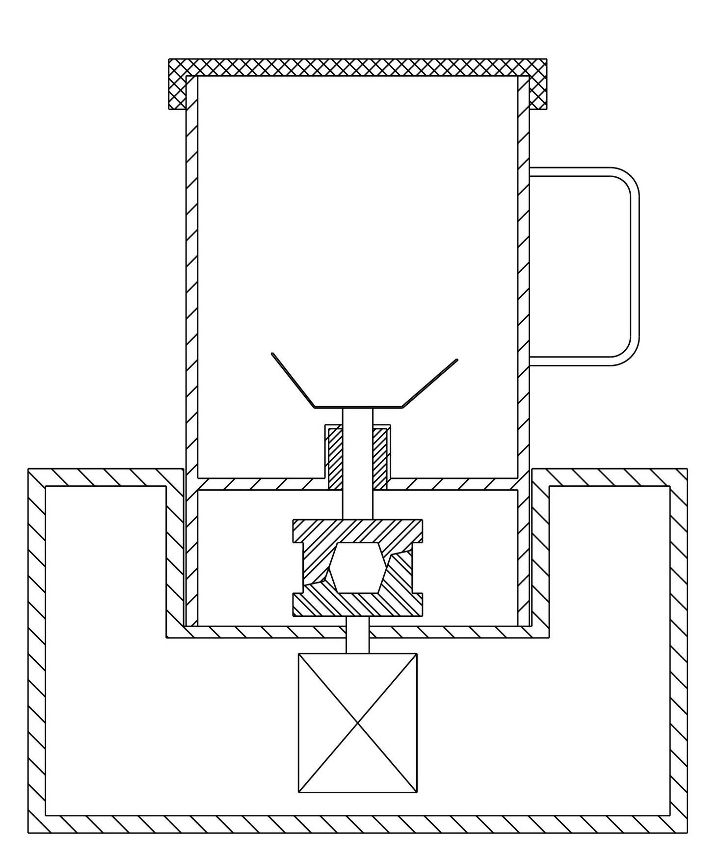 Indirectly driven food processor