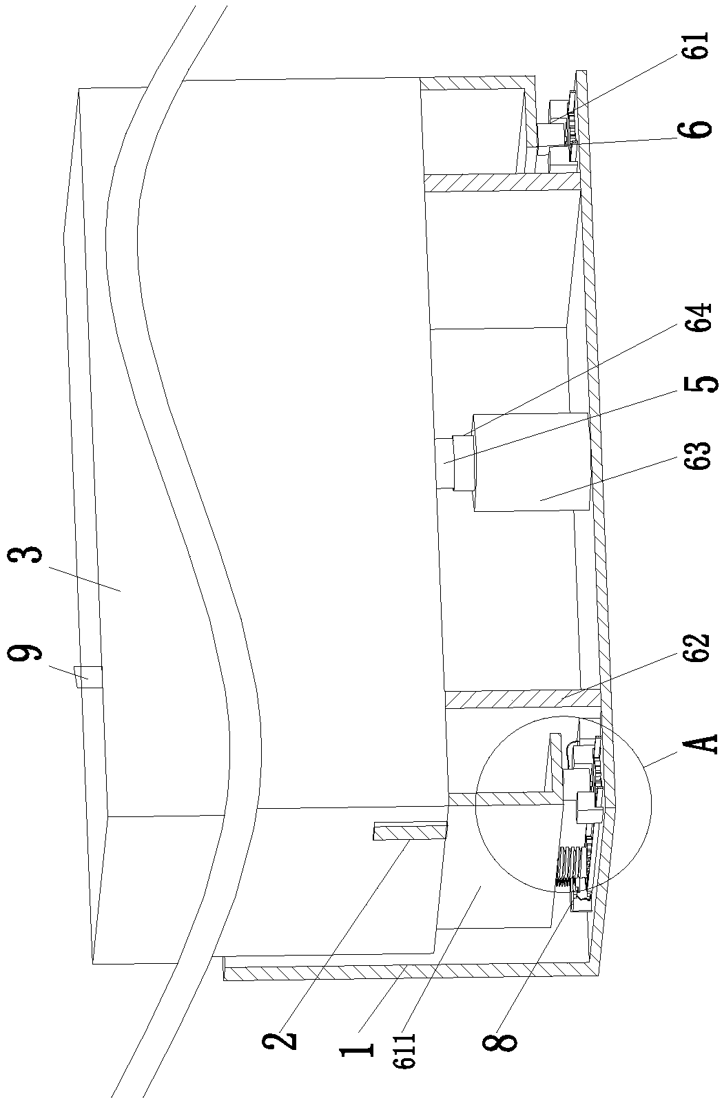 Dehumidifier capable of automatically draining