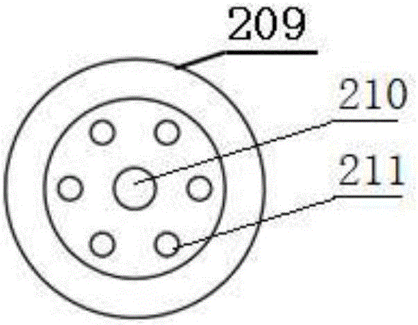 Method and device for separating roll core and shell of waste lithium ion battery