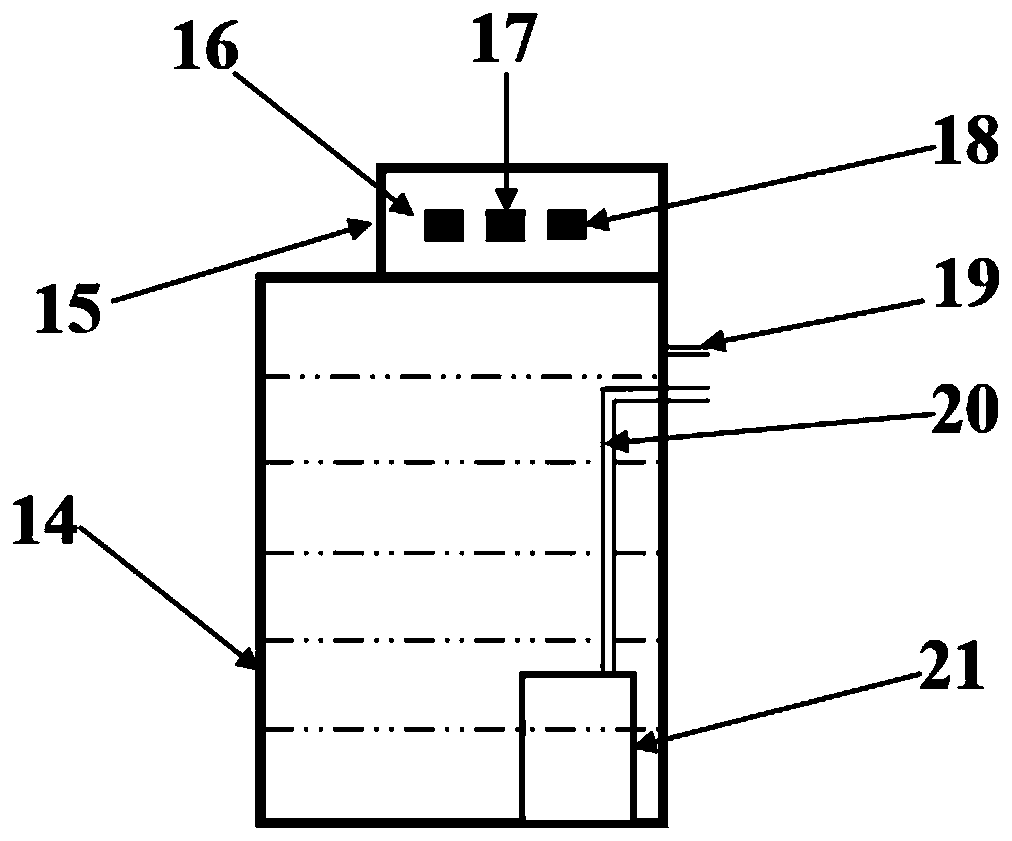 Marine concrete impacting and grinding test device and test method thereof