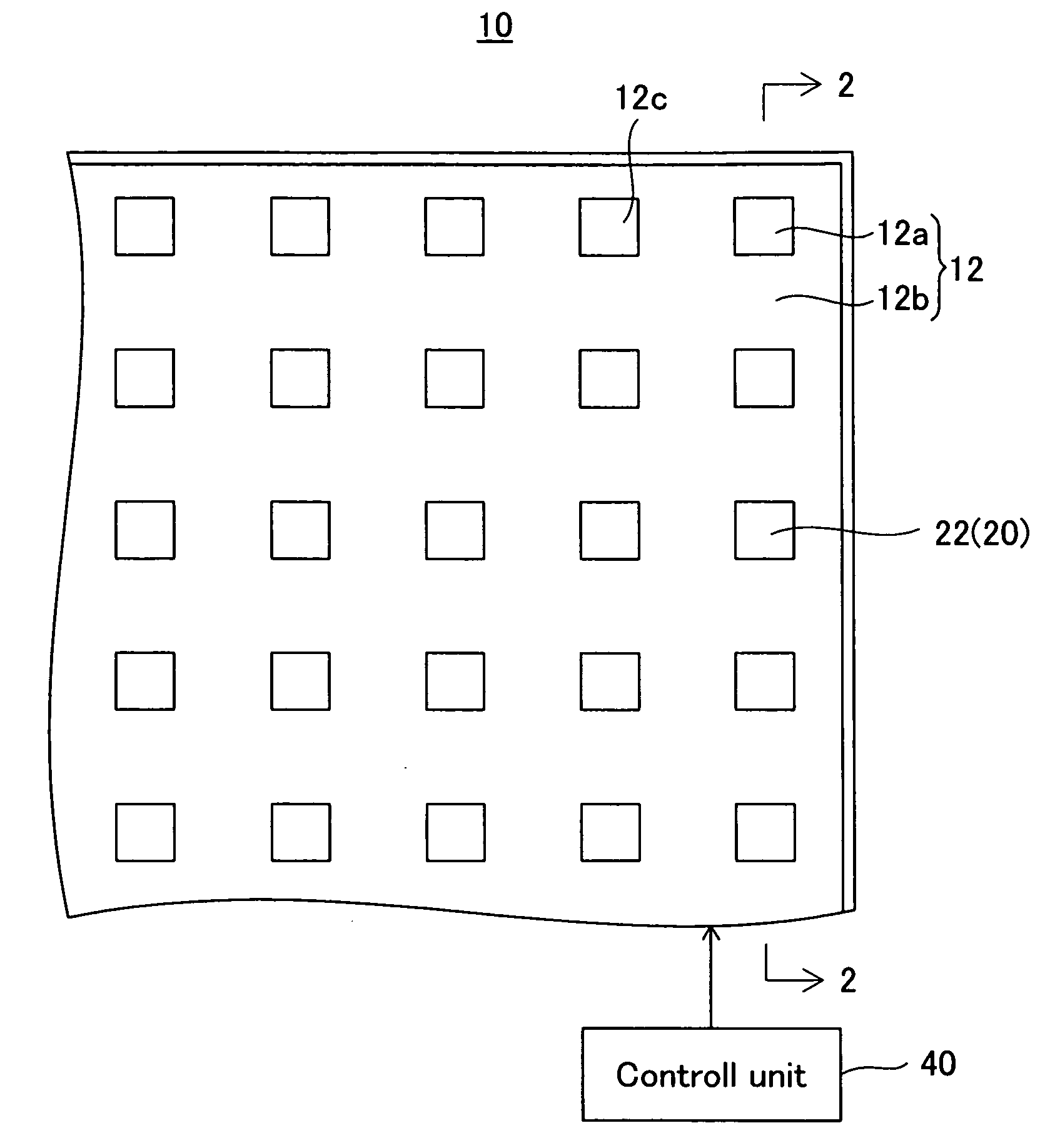 Picture display unit