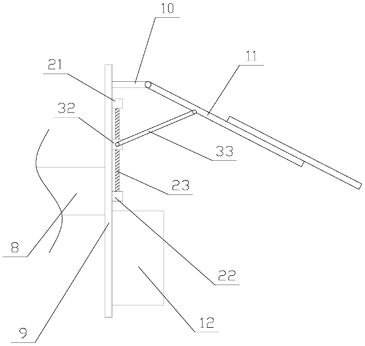 Convenient-observing stable-structure movable traffic signal lamp