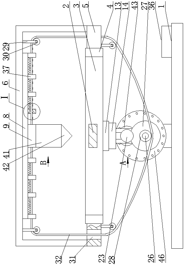 High-precision industrial robot tool coordinate calibration device