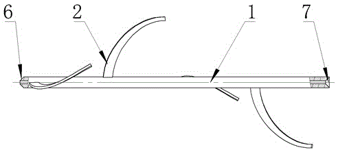 Low-flow-resistance rotor for reinforcing heat transfer and scale removal/prevention in heat exchange tube