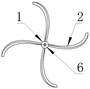 Low-flow-resistance rotor for reinforcing heat transfer and scale removal/prevention in heat exchange tube