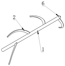 Low-flow-resistance rotor for reinforcing heat transfer and scale removal/prevention in heat exchange tube