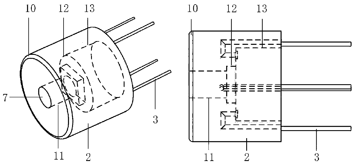 A miniaturized high temperature resistant high dynamic pressure sensor