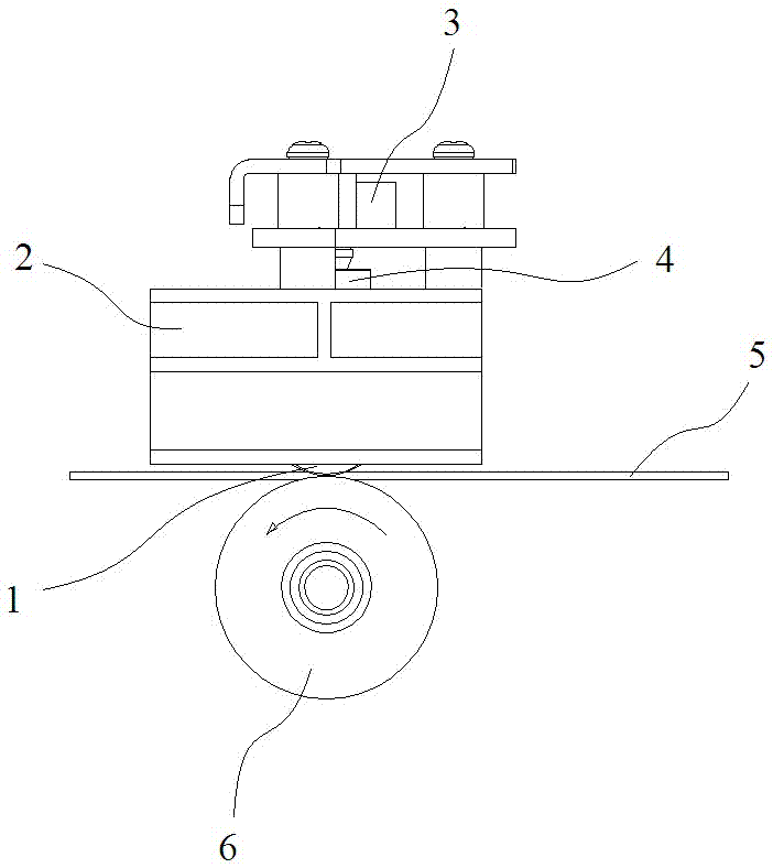 Financial tool equipment single-way banknote detecting mechanism